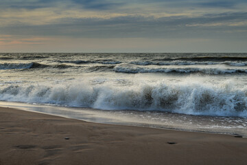 Wavy Baltic Sea.