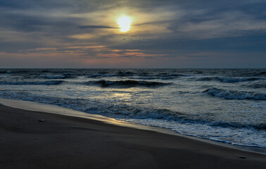 Wavy Baltic Sea.