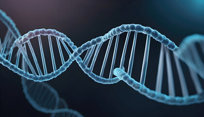 Abstract DNA structure. Medical science background
