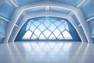 Fototapeta premium Abstract futuristic background for presentation 