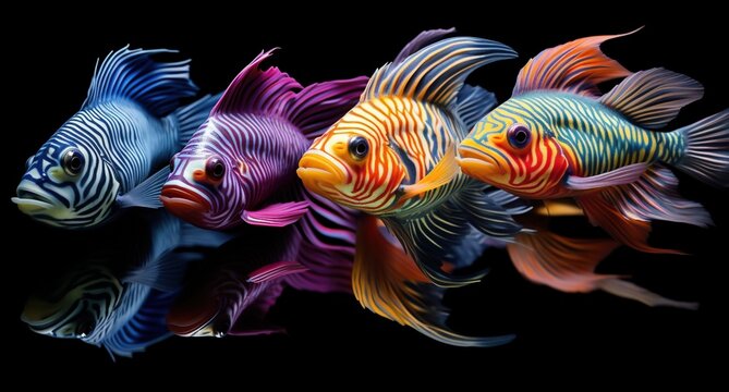 Striped tropical best sale fish