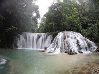 Piala waterfall Banggai regency, Central sulawesi, Indonesia.