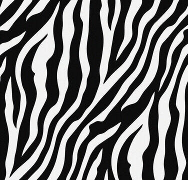 Zebra skin pattern. Animal background. Natural design