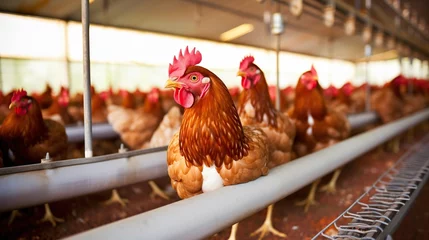 Tafelkleed chicken farm © vie_art