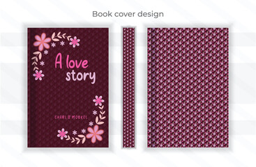 Modern book cover design template
