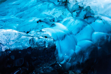 The Ice Caves of Vatnajokull Glacier National Park,  Iceland