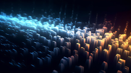 Obraz premium Technology abstract graphic poster web page PPT background, abstract background
