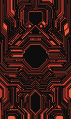 Technology abstract lines wallpaper. Digital style electronic circuit board background