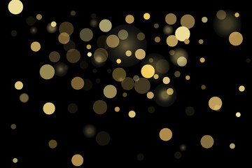 Gold glitter confetti, great design for any purpose. Party decor.