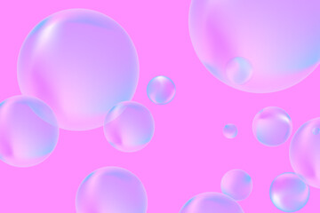 Modern realistic water bubbles, great design for any purposes.