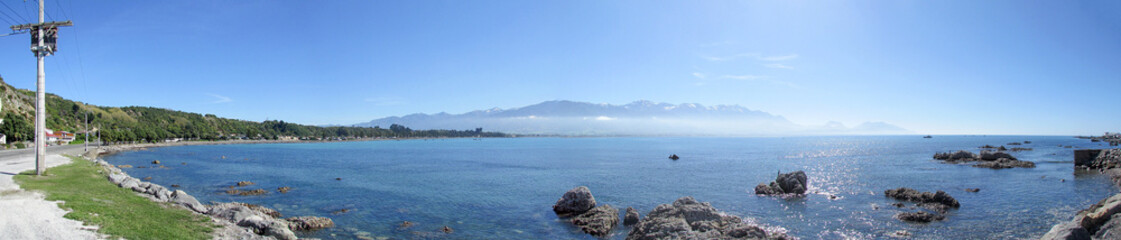 Obraz premium Kaikoura New Zealand coastline