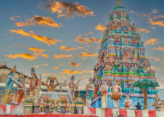 Details of a temple in Malaysia