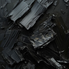 Acrylic Canvas with Oil Paint Brush Strokes Background