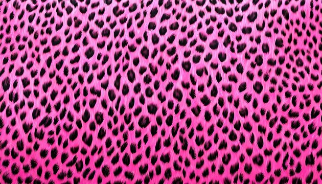 beautiful pink leopard pattern fur background animal print wallpaper