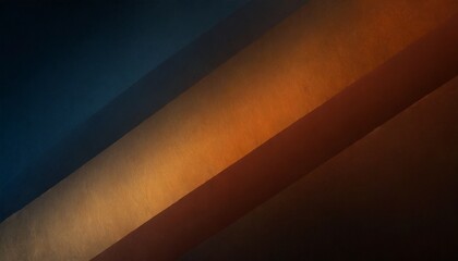 black dark blue gray copper red brown burnt orange gold yellow abstract background color gradient ombre geometric shape stripe line angle rough noise grungy grain texture design template shine - obrazy, fototapety, plakaty
