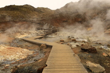 Reykjanesfólkvangur is a beautiful nature preserve in Iceland, filled with natural wonders,...