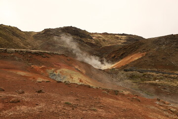 Reykjanesfólkvangur is a beautiful nature preserve in Iceland, filled with natural wonders, including geothermal pools, hot springs