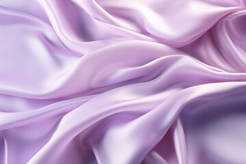 Naklejka premium Purple silk fabric with gentle waves