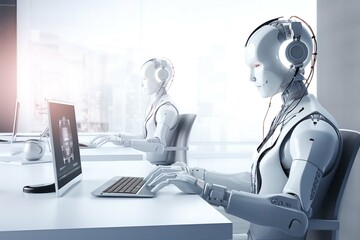 The work of a bot in communication with clients