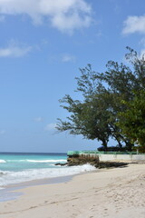 Scenic view of Worthing Beach, Barbados