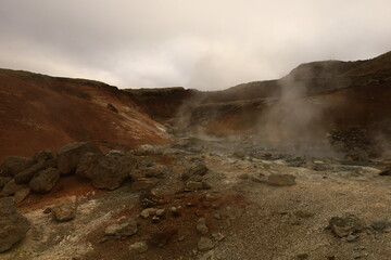 Reykjanesfólkvangur is a beautiful nature preserve in Iceland, filled with natural wonders, including geothermal pools, hot springs