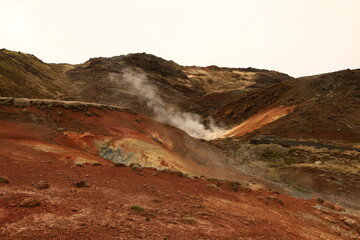 Reykjanesfólkvangur is a beautiful nature preserve in Iceland, filled with natural wonders, including geothermal pools, hot springs