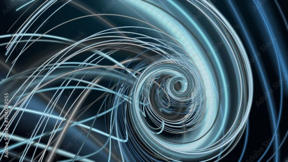 Poster futuristic video animation with stripe wave object in slow motion, 4096x2304 loop 4k