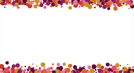 Colorful geometric abstract background. Overlapping colorful circles. Modern elegance, bright fashion background. For card, banner, poster, flyer, and web. Vector illustration