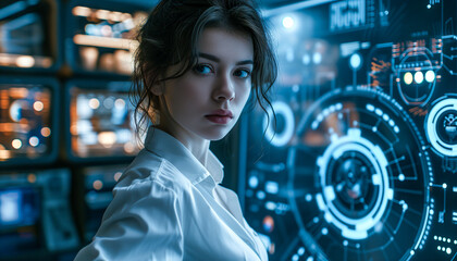 Digital technology, companies with digital technology, graphic elements, cutting-edge digital technology, smart technology