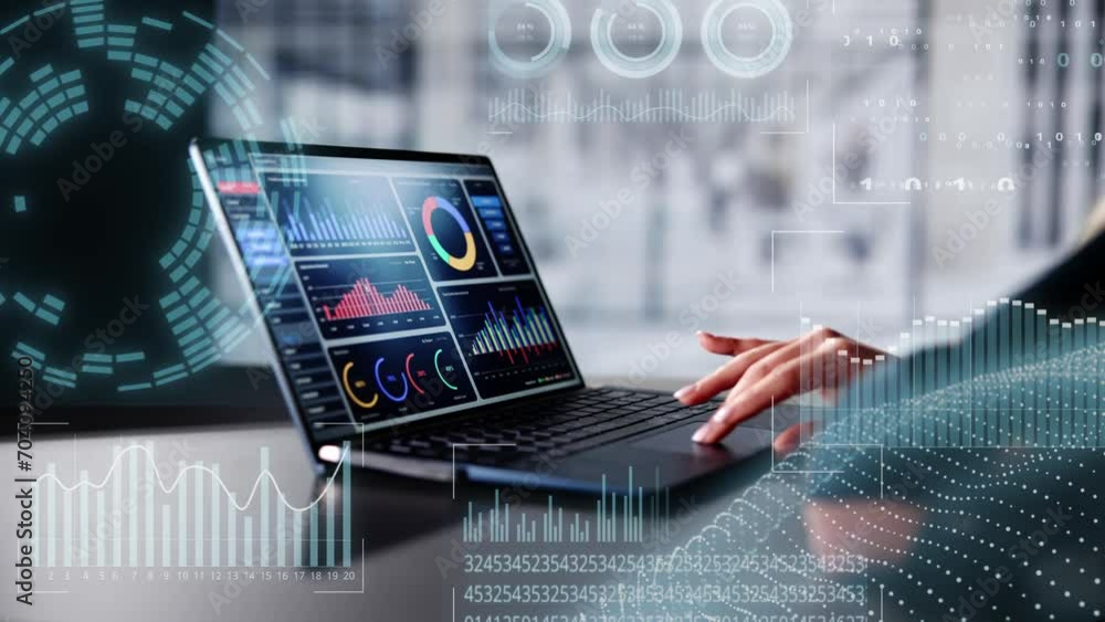 Aufkleber Data Analyst Using Data Analytics KPI