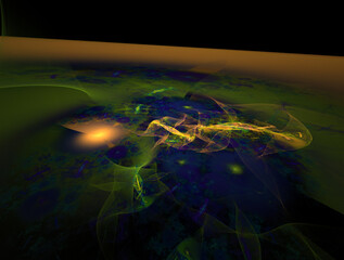 Imaginatory fractal abstract background Image