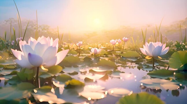 pink lotus flower