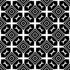 Monochrome pattern, Abstract texture for fabric print, card, table cloth, furniture, banner, cover, invitation, decoration, wrapping.seamless repeating pattern.Black and white color.