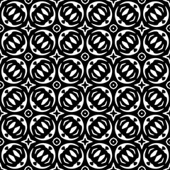 Monochrome pattern, Abstract texture for fabric print, card, table cloth, furniture, banner, cover, invitation, decoration, wrapping.seamless repeating pattern.Black and white color.