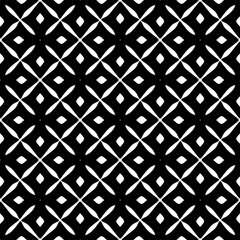 Monochrome pattern, Abstract texture for fabric print, card, table cloth, furniture, banner, cover, invitation, decoration, wrapping.seamless repeating pattern.Black and white color.