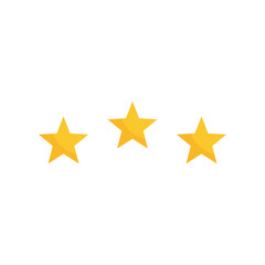 Fototapeta premium three stars rating. rate stars - best, top
