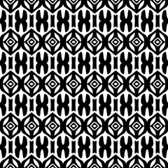 Fototapeta na wymiar Monochrome pattern, Abstract texture for fabric print, card, table cloth, furniture, banner, cover, invitation, decoration, wrapping.seamless repeating pattern.Black and white color.