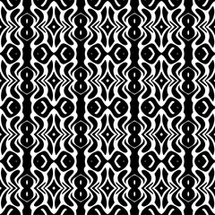 Monochrome pattern, Abstract texture for fabric print, card, table cloth, furniture, banner, cover, invitation, decoration, wrapping.seamless repeating pattern.Black and white color.