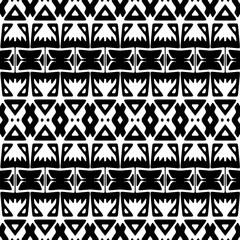 Monochrome pattern, Abstract texture for fabric print, card, table cloth, furniture, banner, cover, invitation, decoration, wrapping.seamless repeating pattern.Black and white color.