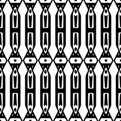 Monochrome pattern, Abstract texture for fabric print, card, table cloth, furniture, banner, cover, invitation, decoration, wrapping.seamless repeating pattern.Black and white color.