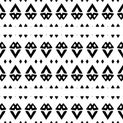 Monochrome pattern, Abstract texture for fabric print, card, table cloth, furniture, banner, cover, invitation, decoration, wrapping.seamless repeating pattern.Black and white color.