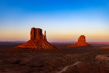 Monument Valley Sunrise, Left & Right Mittens 2