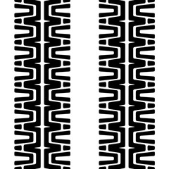 Monochrome pattern, Abstract texture for fabric print, card, table cloth, furniture, banner, cover, invitation, decoration, wrapping.seamless repeating pattern.Black and white color.