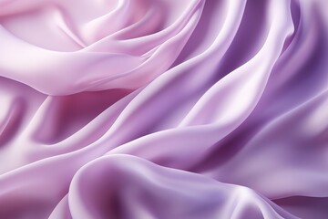 Fototapeta premium Purple silk fabric with waves