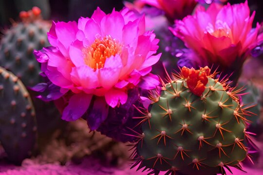 cactus flower in bloom