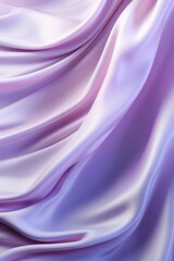 Obraz premium Gradient purple silk satin fabric with gentle waves