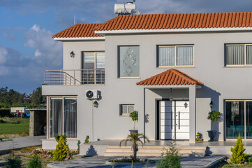Fototapeta premium Mediterranean style houses in a village on the island of Cyprus 6