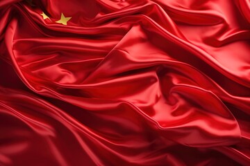 Red Chinese flag with five gold stars