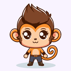 Monkey illustration 