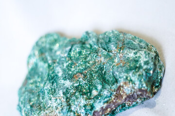 Piece of natural green fuchsite. 